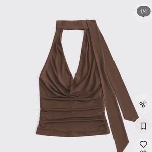 Abercrombie & Fitch Chocolate Halter Top